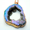 Natural Crystal Geode Pendant – Gaia