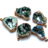 Natural Crystal Geode Pendant – Gaia