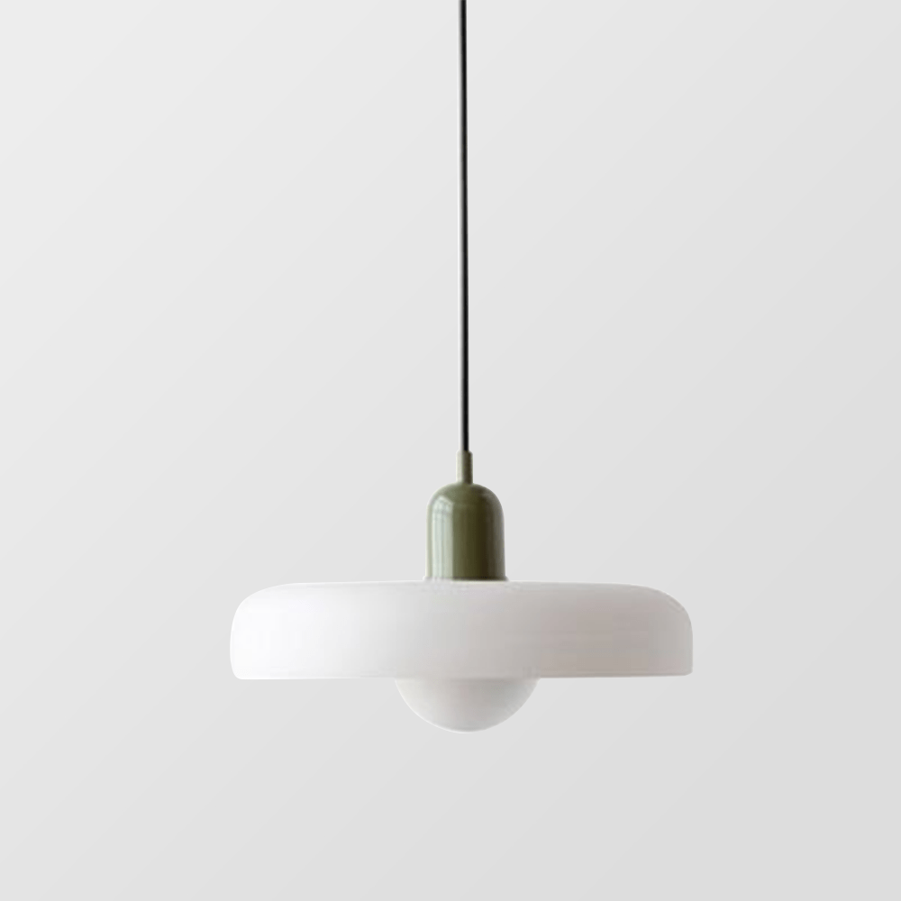 Geometric Bauhaus Ceiling Lamp in Glass