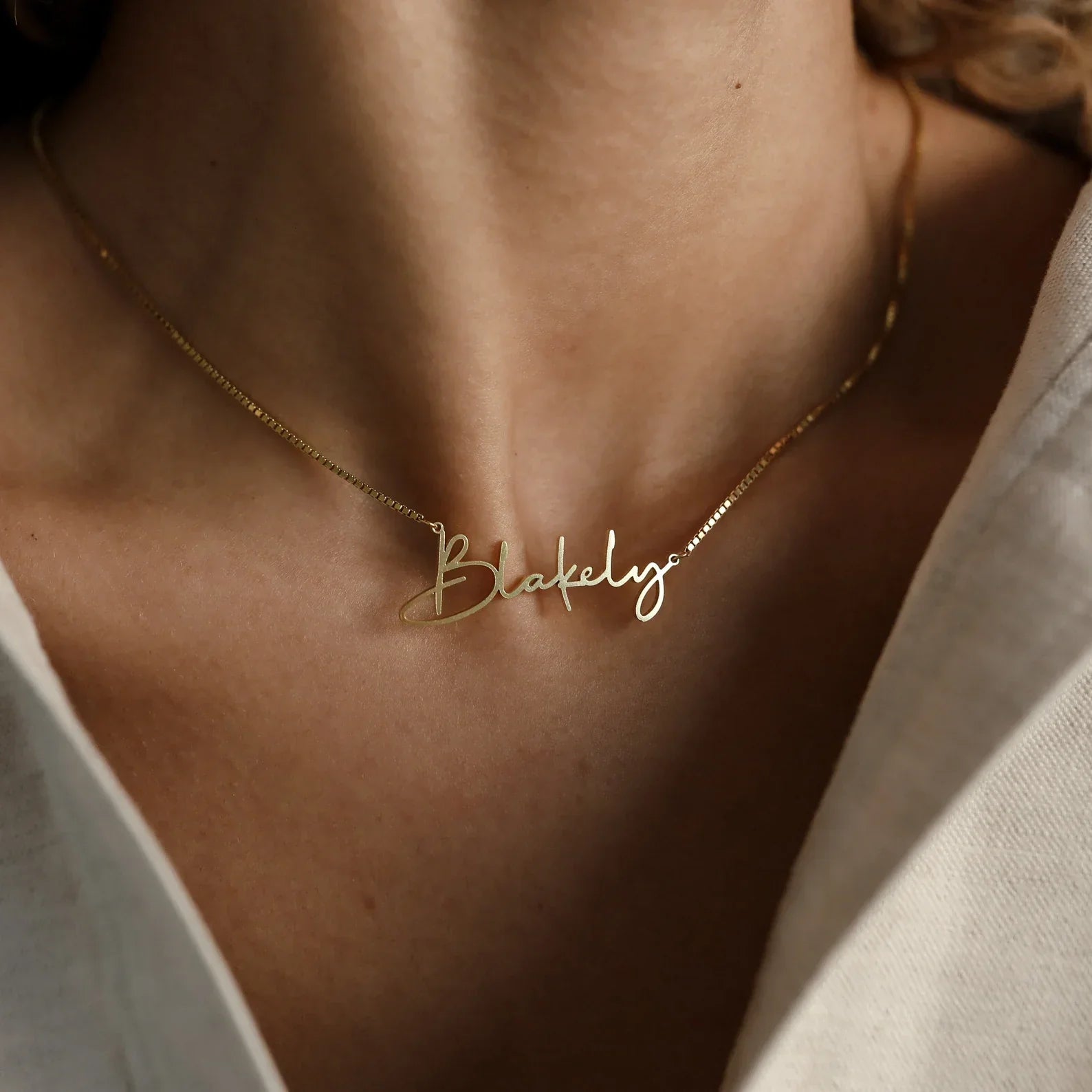 Handwritten Name Necklace - Personalised