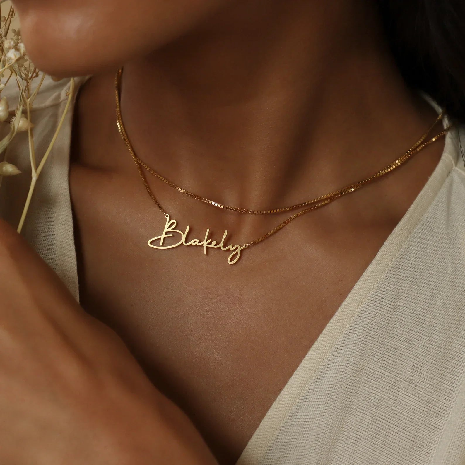 Handwritten Name Necklace - Personalised