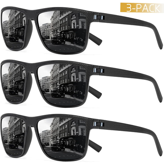 Polarised Sunglasses 3-Pack | UV Protection