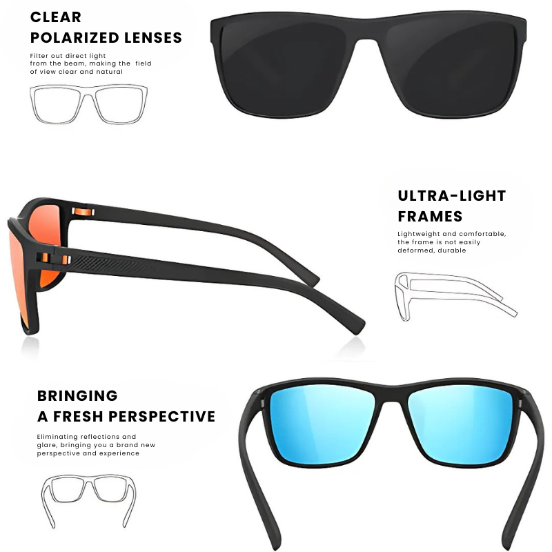 Polarised Sunglasses 3-Pack | UV Protection