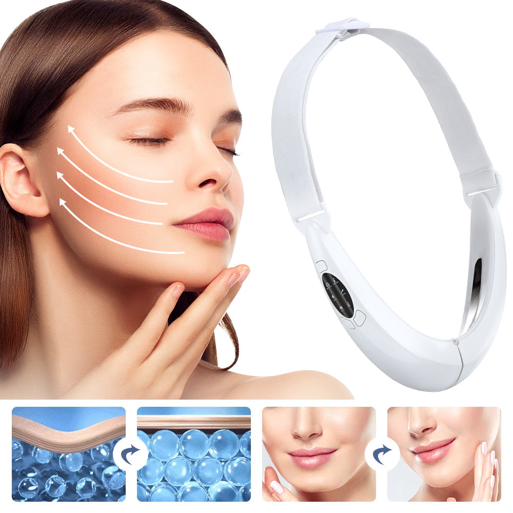 EMS Facial Slimmer with LED Therapy - Slimmer Face and Double Chin Removal