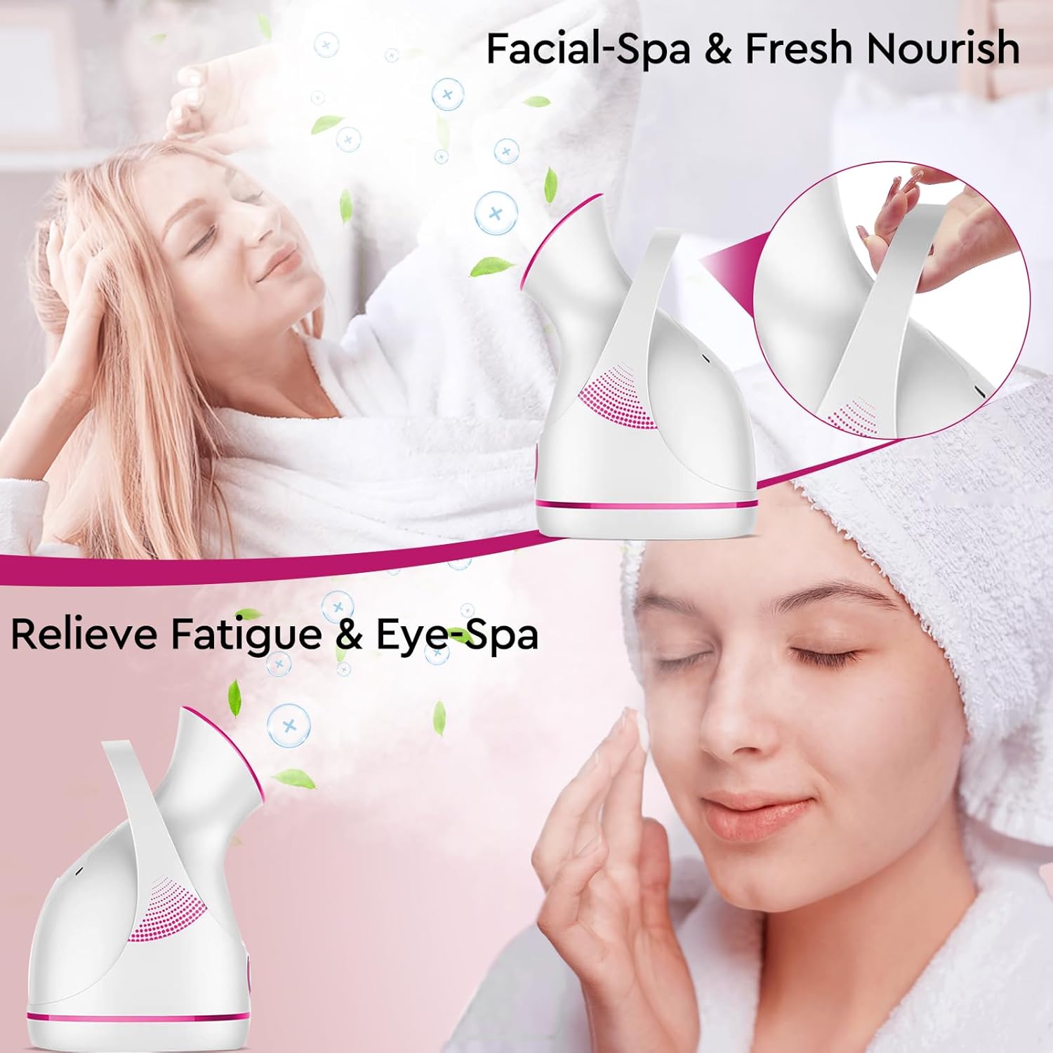 Nano-Ionic Facial Steamer – Deep Cleanse & Hydrate Your Skin!