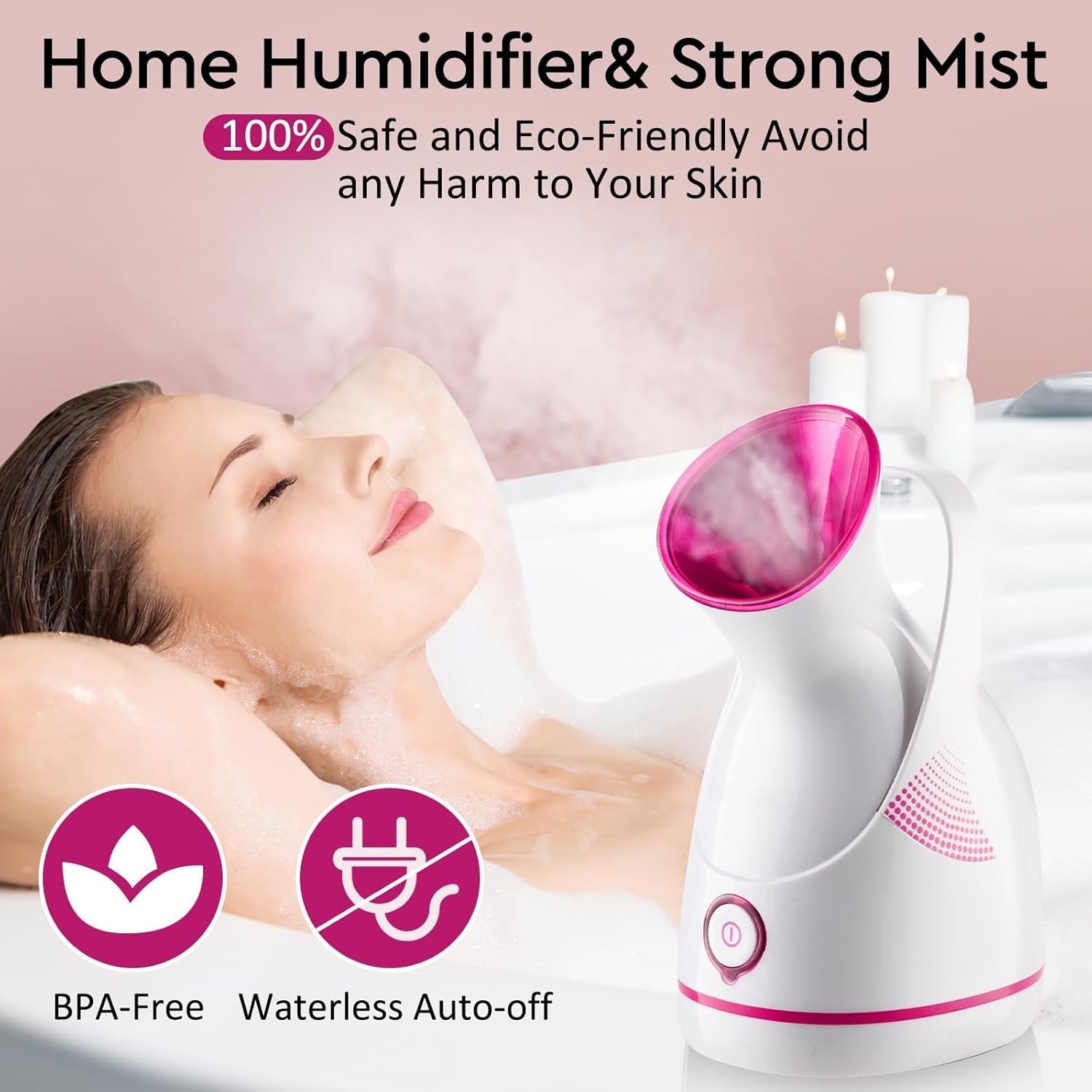 Nano-Ionic Facial Steamer – Deep Cleanse & Hydrate Your Skin!