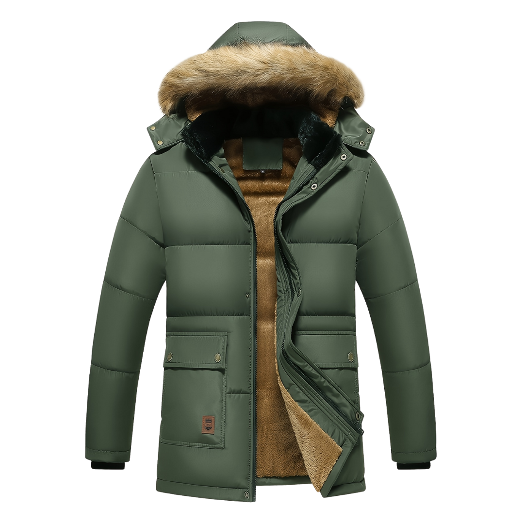 Men's Winter Coat - Lined | Wind and Waterproof