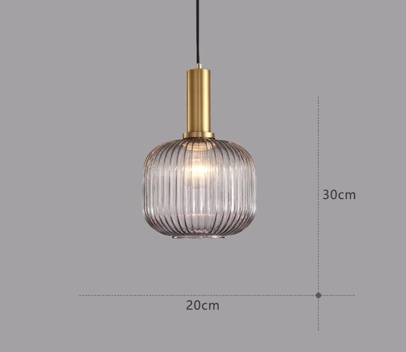 Retro Glass Pendant Light – ColorVibe