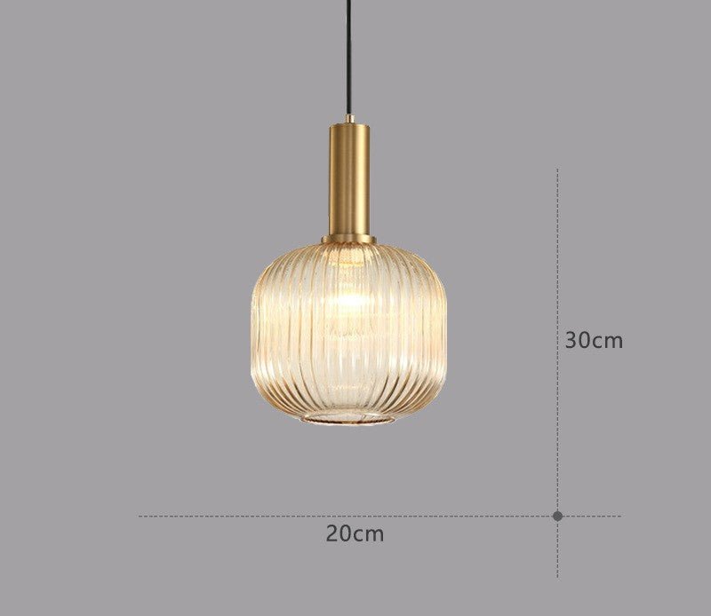 Retro Glass Pendant Light – ColorVibe