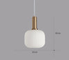 Retro Glass Pendant Light – ColorVibe