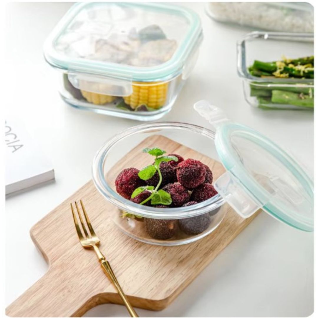 Borosilicate Glass Lunchbox – GlassGuard Bento