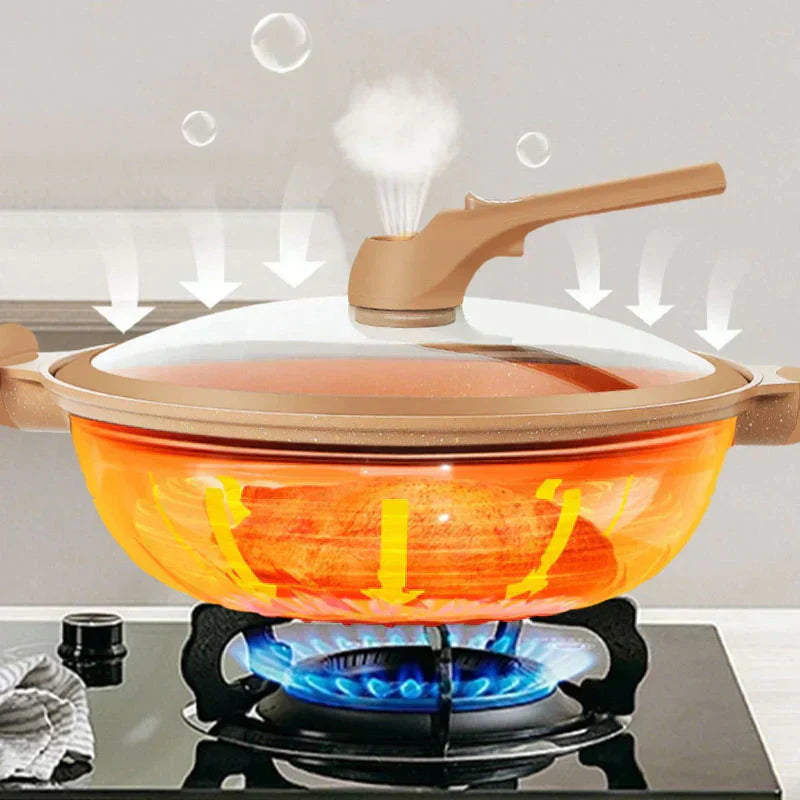 Multi-functional Wok Pan with Non-stick Coating - CookFlex