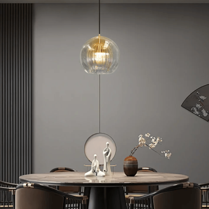 Modern Aluminium Glass Pendant Light – LumaLite