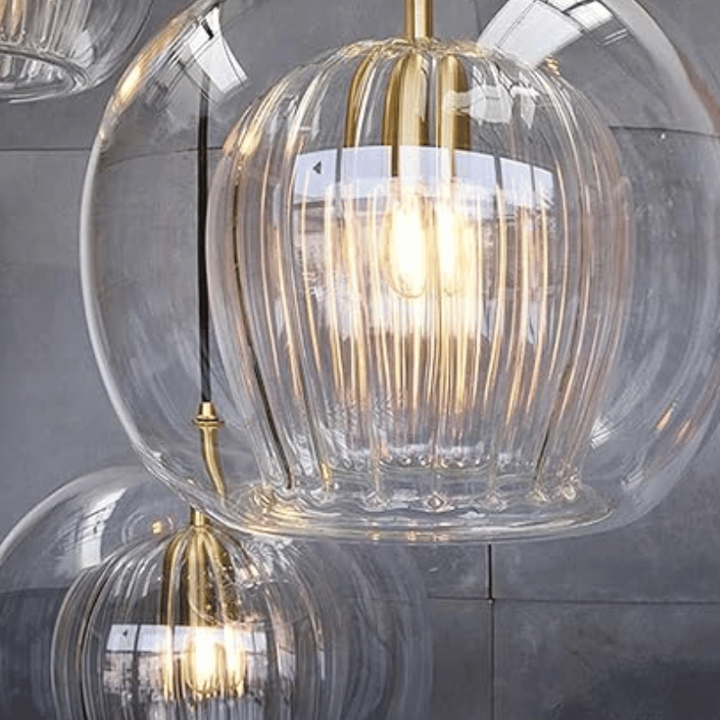 Modern Aluminium Glass Pendant Light – LumaLite