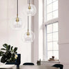 Modern Aluminium Glass Pendant Light – LumaLite