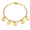 VeraLuxe Heartfelt Bracelet | Custom Engraved Heart Jewelry for Unforgettable Bonds