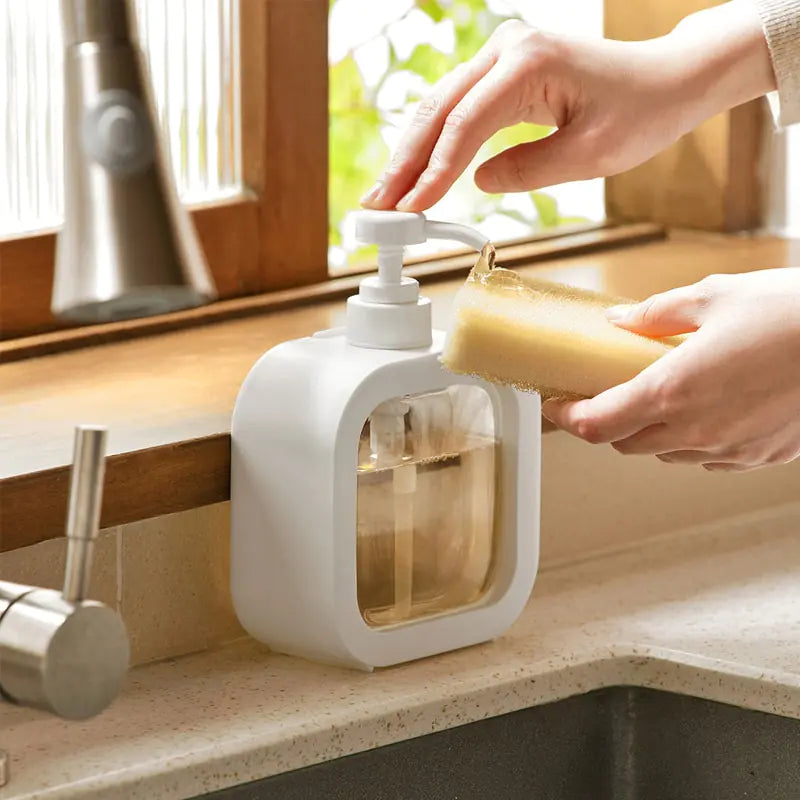 CleanVue Soap Dispenser – Modern Design, Hygienic and Functional