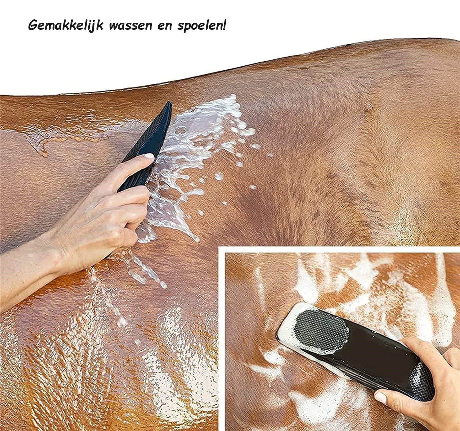 6-in-1 Horse Grooming Brush - EquiGlow