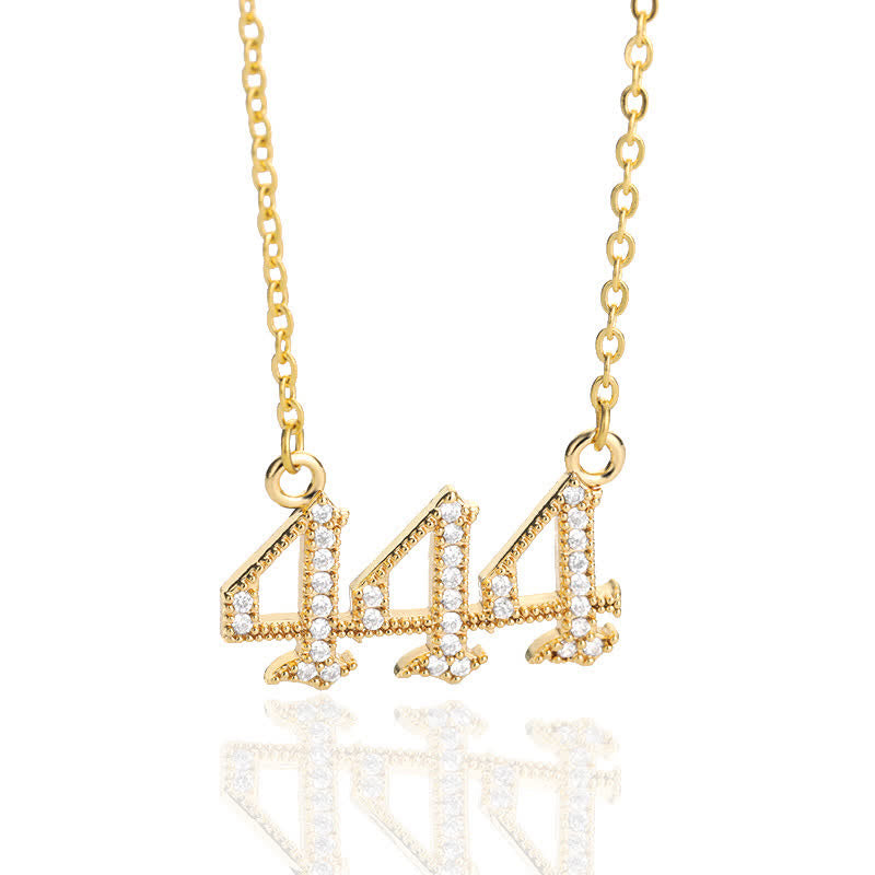Zirconia Angel Numbers Necklace – Seraphina