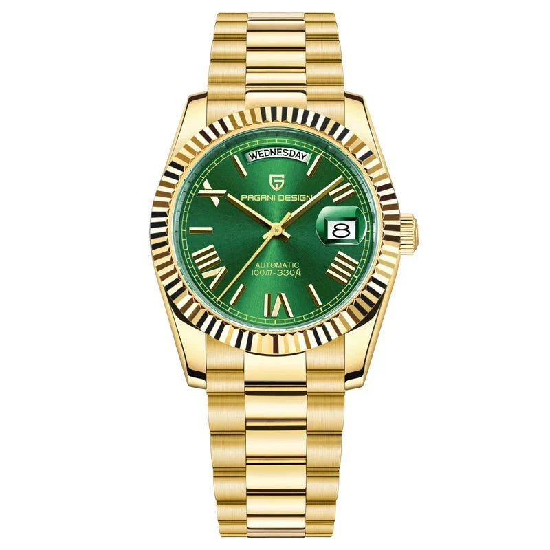 Luxury Men's Automatic Watch – Stainless Steel, Self-Winding, Calendar Function – Style for Every Occasion