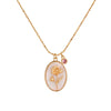 Birthstone and Birth Flower Necklace – Aurora