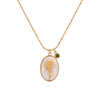 Birthstone and Birth Flower Necklace – Aurora