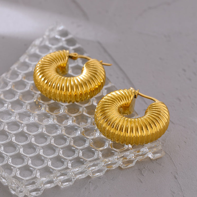 Stainless Steel Earrings | Gold Earrings, Stainless Steel