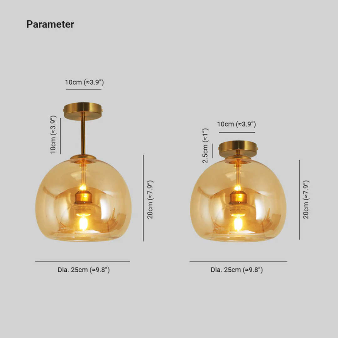 Modern Round LED Ceiling Light - Aurelia