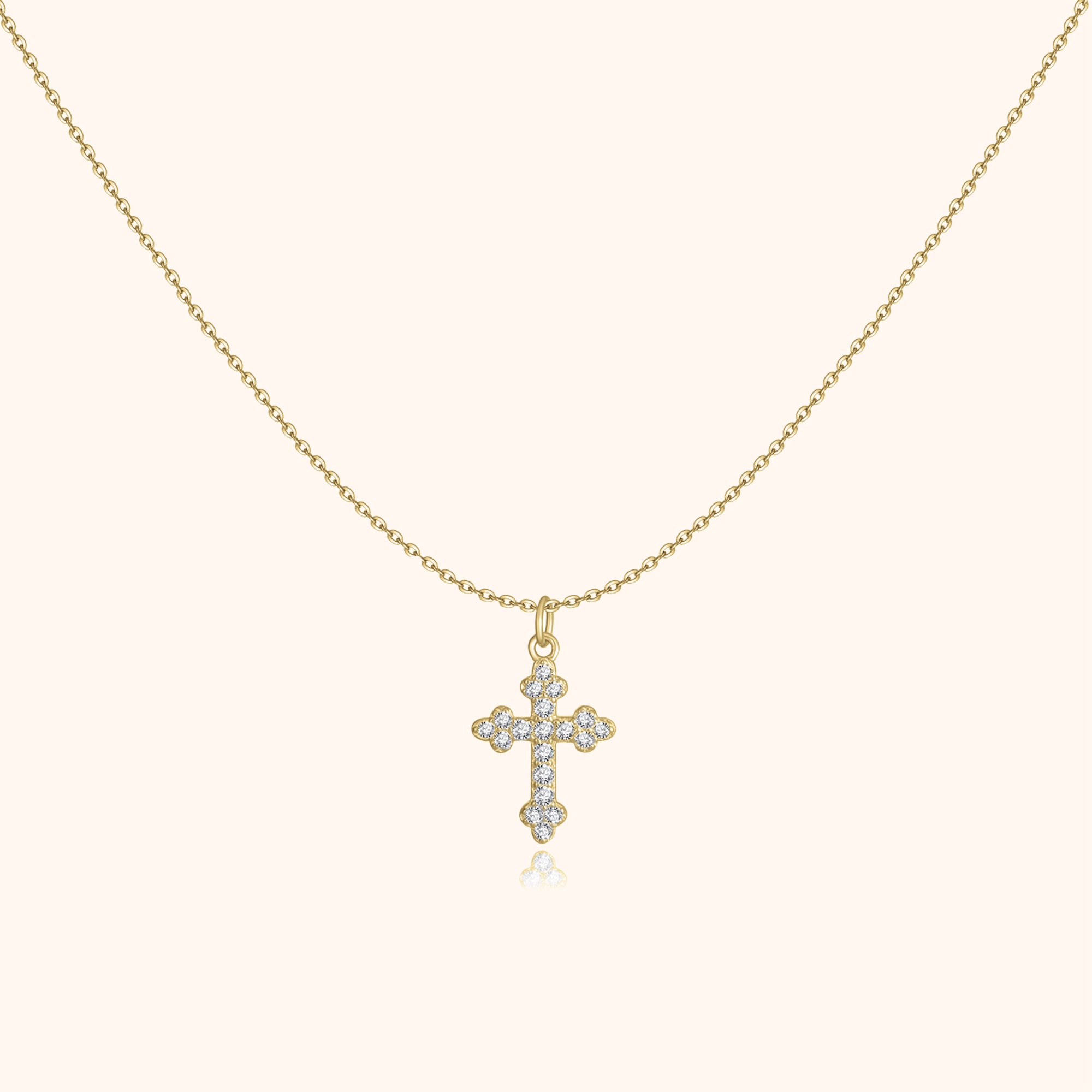 Stylish Cross Necklace – Clémence
