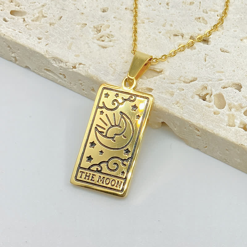 Vintage Tarot Card Luck Pendant – Seraphina
