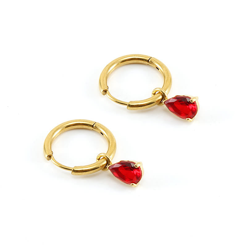 Stylish Garnet Birthstone Jewellery Set – Liora
