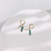 Natural Malachite Star Pendant Earrings, Necklace and Bracelet – Maria