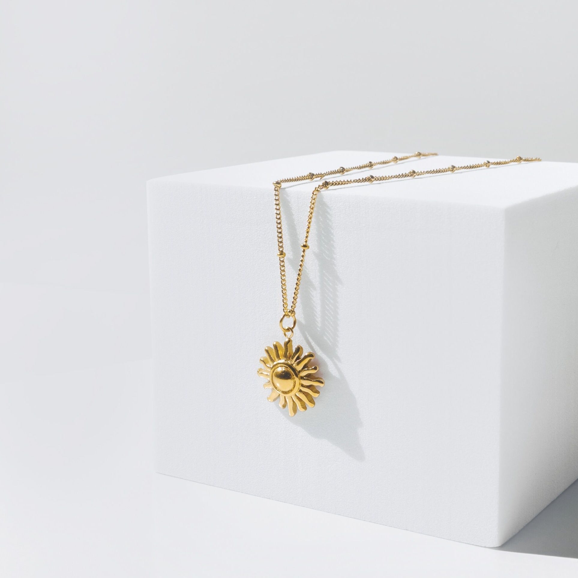 Necklace with Sun Pendant – Solara