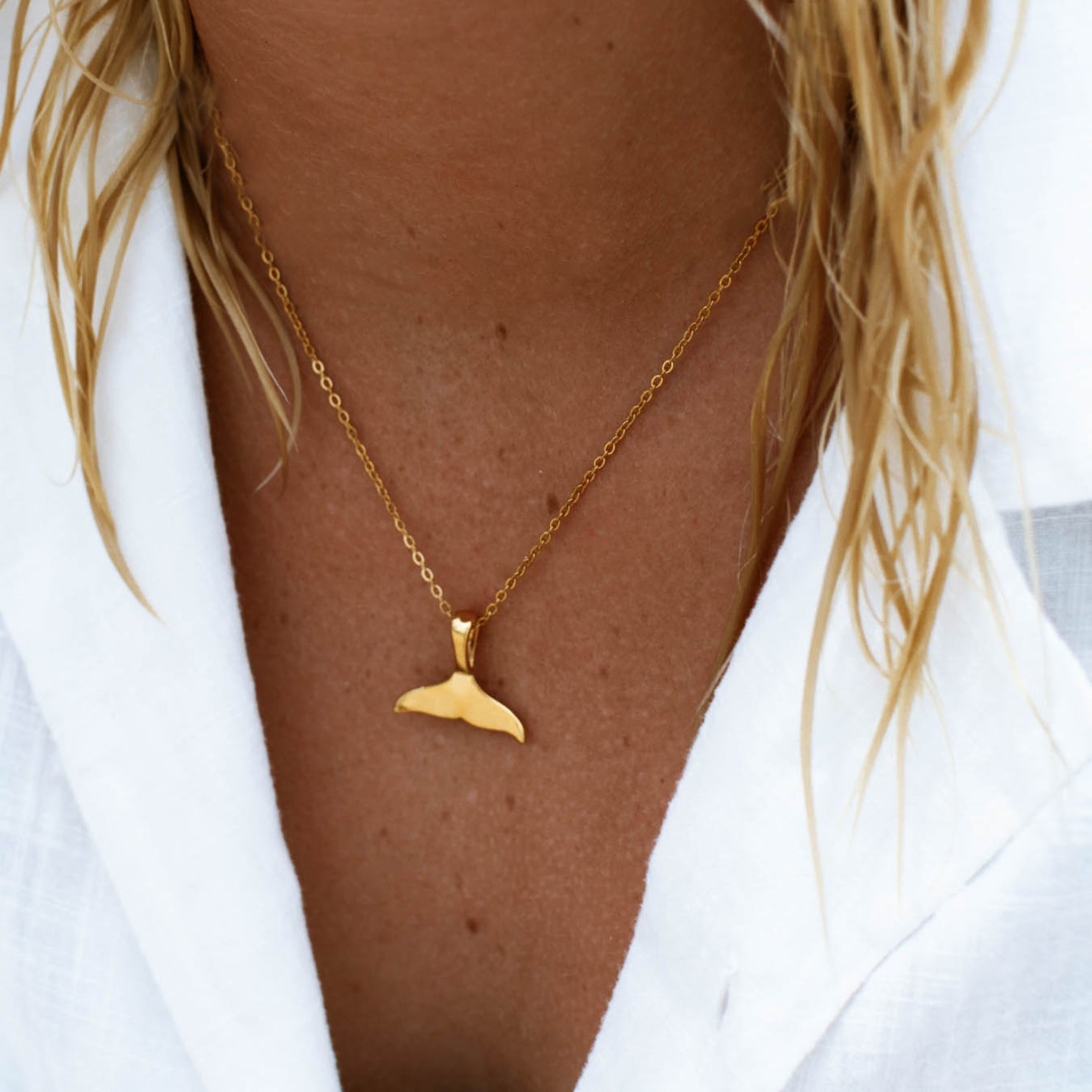 Whale Tail Necklace – Elara