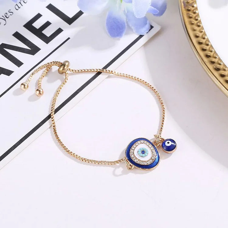 Evil Eye Bracelet in Ethno Style – Selene