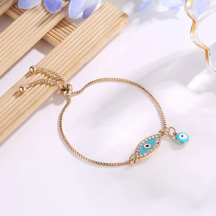 Evil Eye Bracelet in Ethno Style – Selene