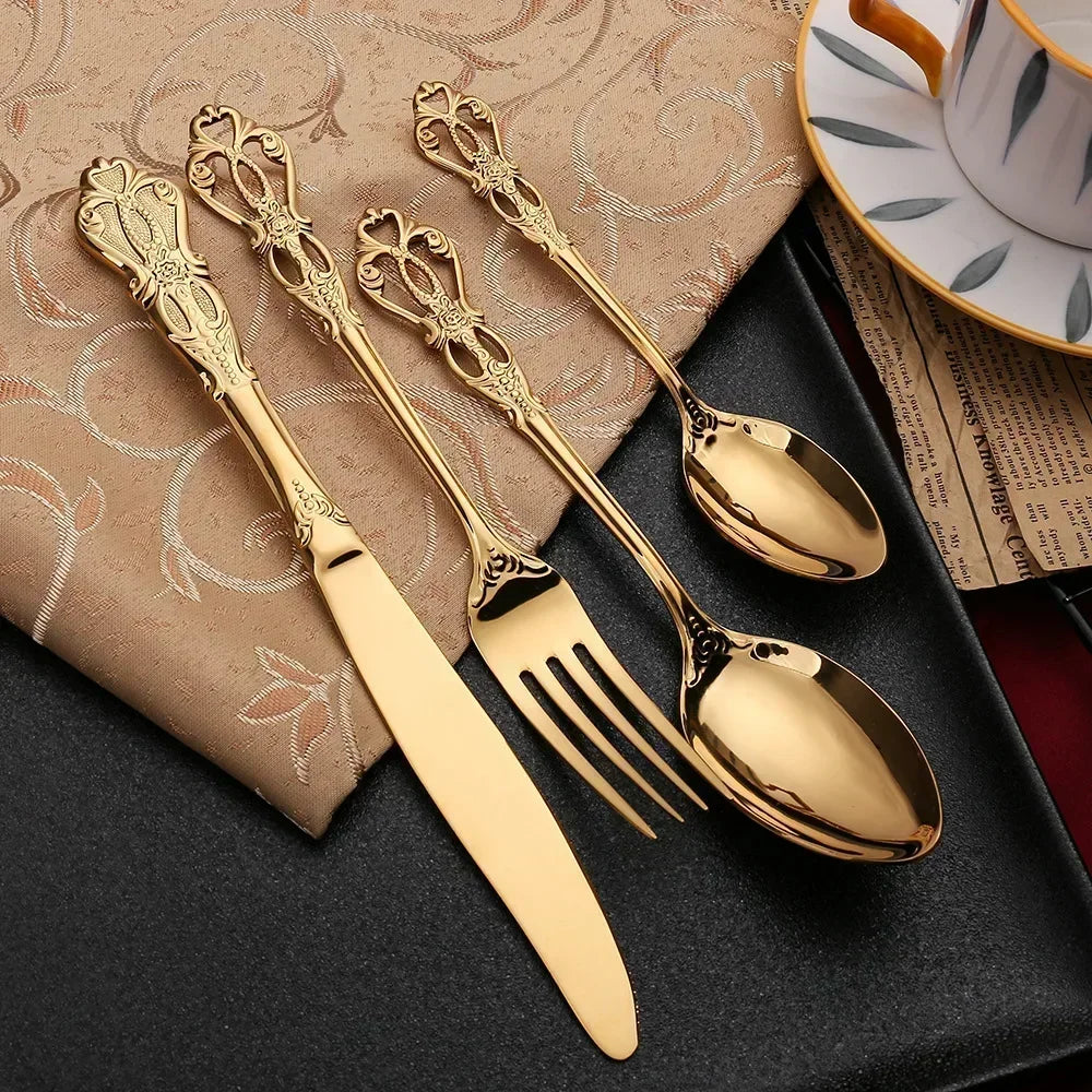 Luxurious 24-Piece Cutlery Set – RoyalCutlery