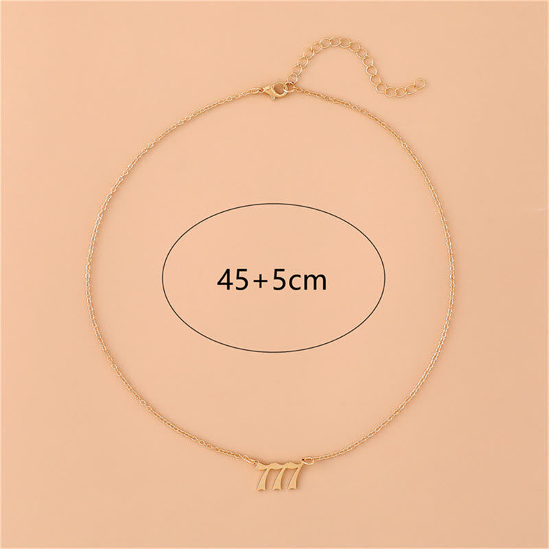 Angel Numbers Necklace in Stainless Steel – Celestia