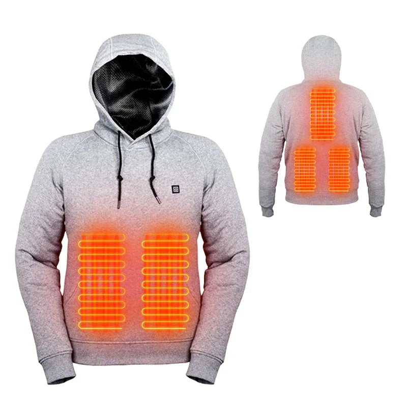 Heated Unisex Winter Hoodie - WinterThermaHoodie