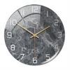 Stylish Wall Clock with Marble Effect – MarbleTime