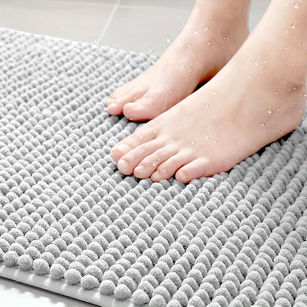 Luxurious L-Shaped Anti-Slip Corner Shower Mat - Evelyn