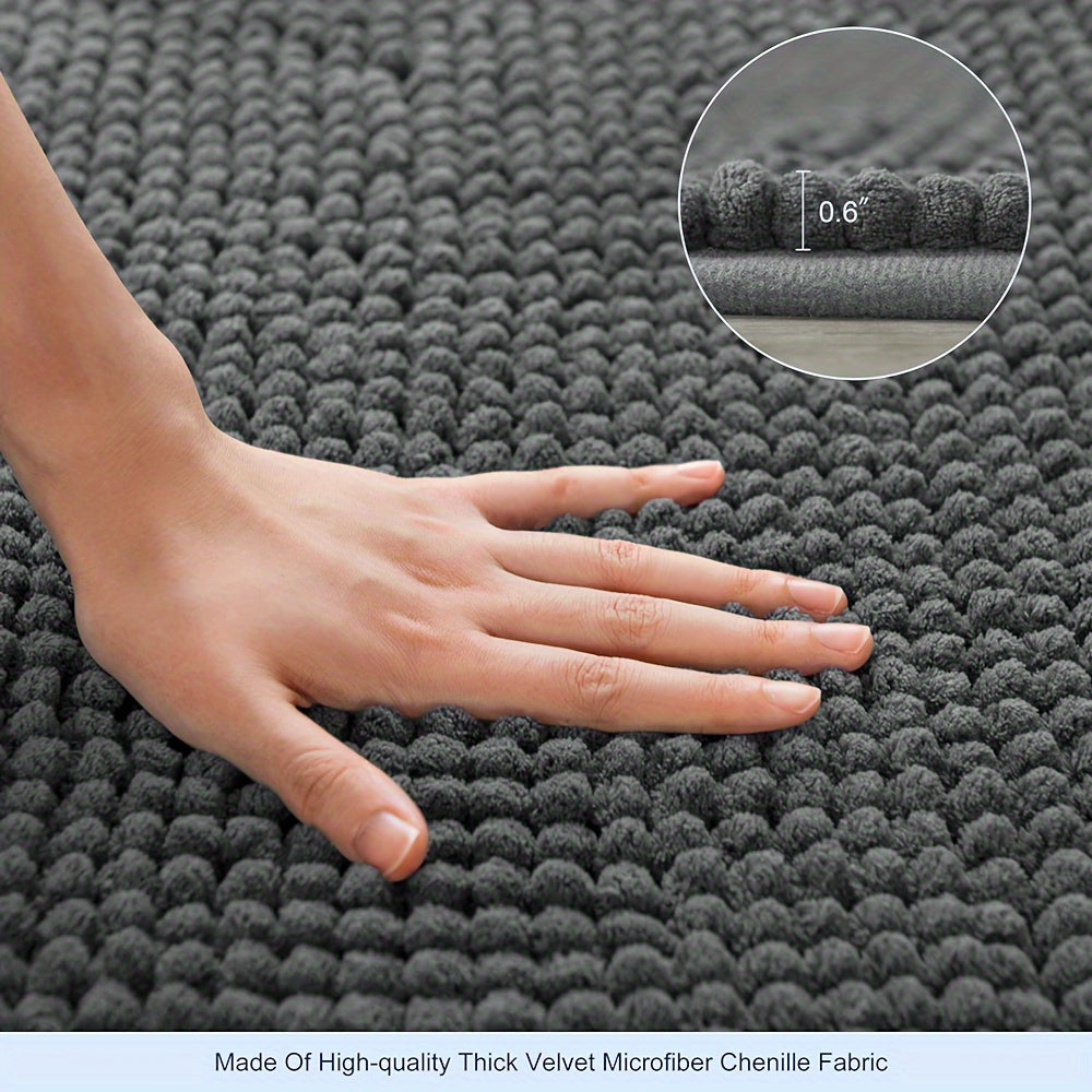 Luxurious L-Shaped Anti-Slip Corner Shower Mat - Evelyn