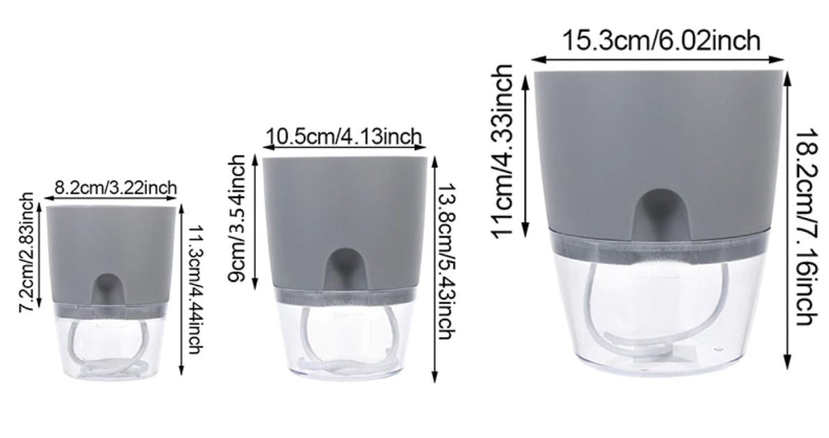 Self-Watering Plant Pot – AquaBloom