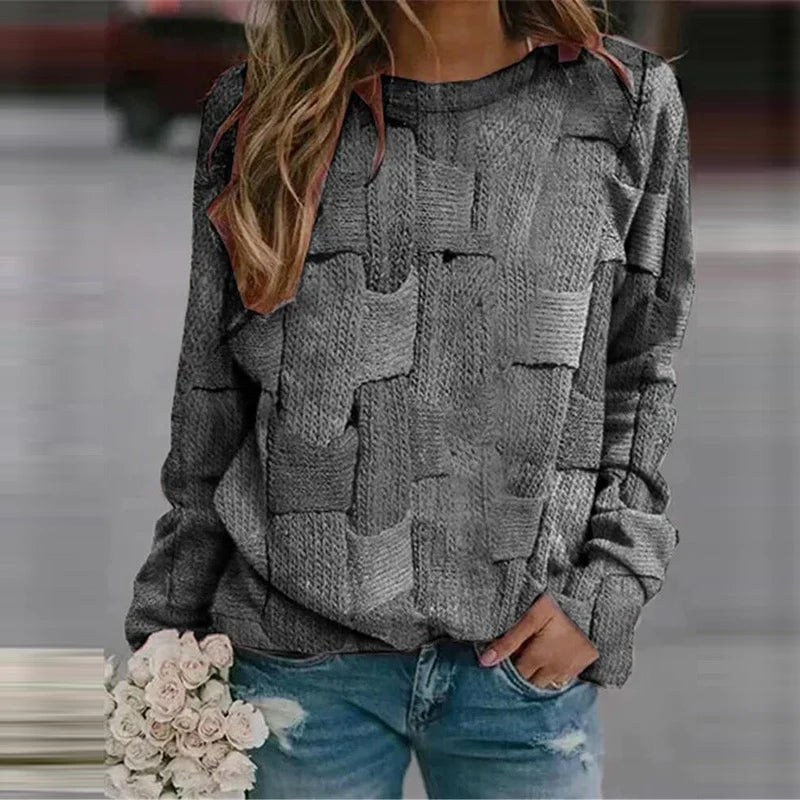 Autumnal Colourful Women's Jumper – Ella