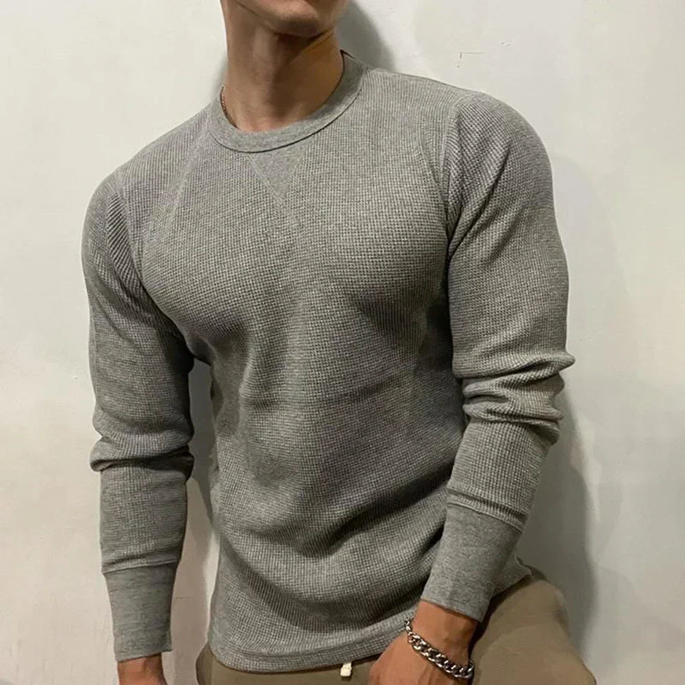 Men's Muscle Fit Autumn Sweater – Bravone: Autumn Leaves Edition