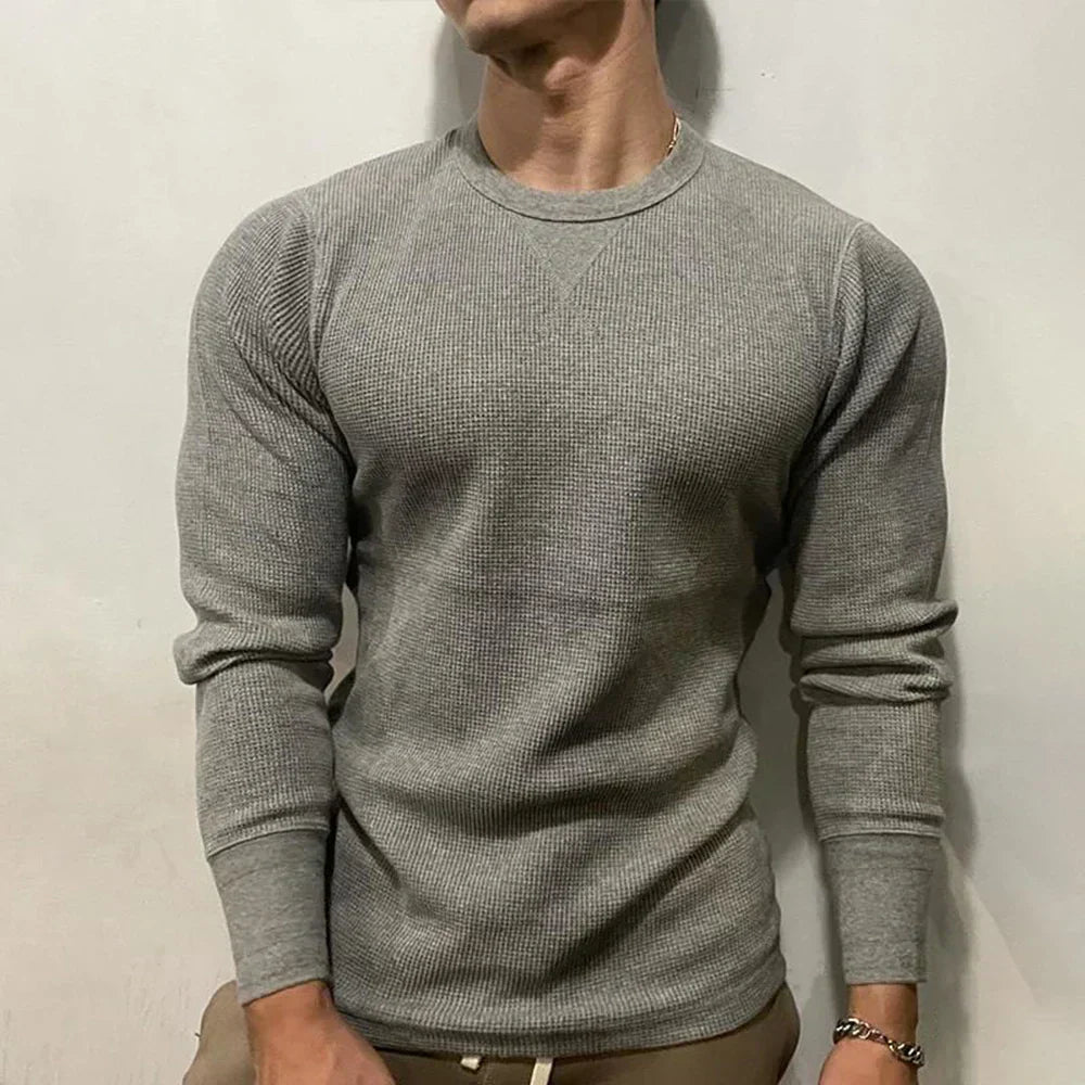 Men's Muscle Fit Autumn Sweater – Bravone: Autumn Leaves Edition