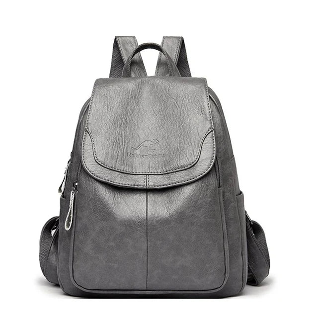 Anti-theft Mini Leather Backpack for Women