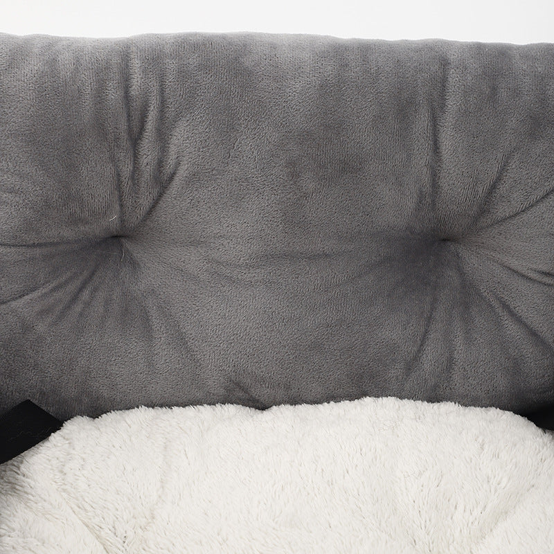 Safe Dog Car Seat - CozyCanine - Grey, Comfort & Safety