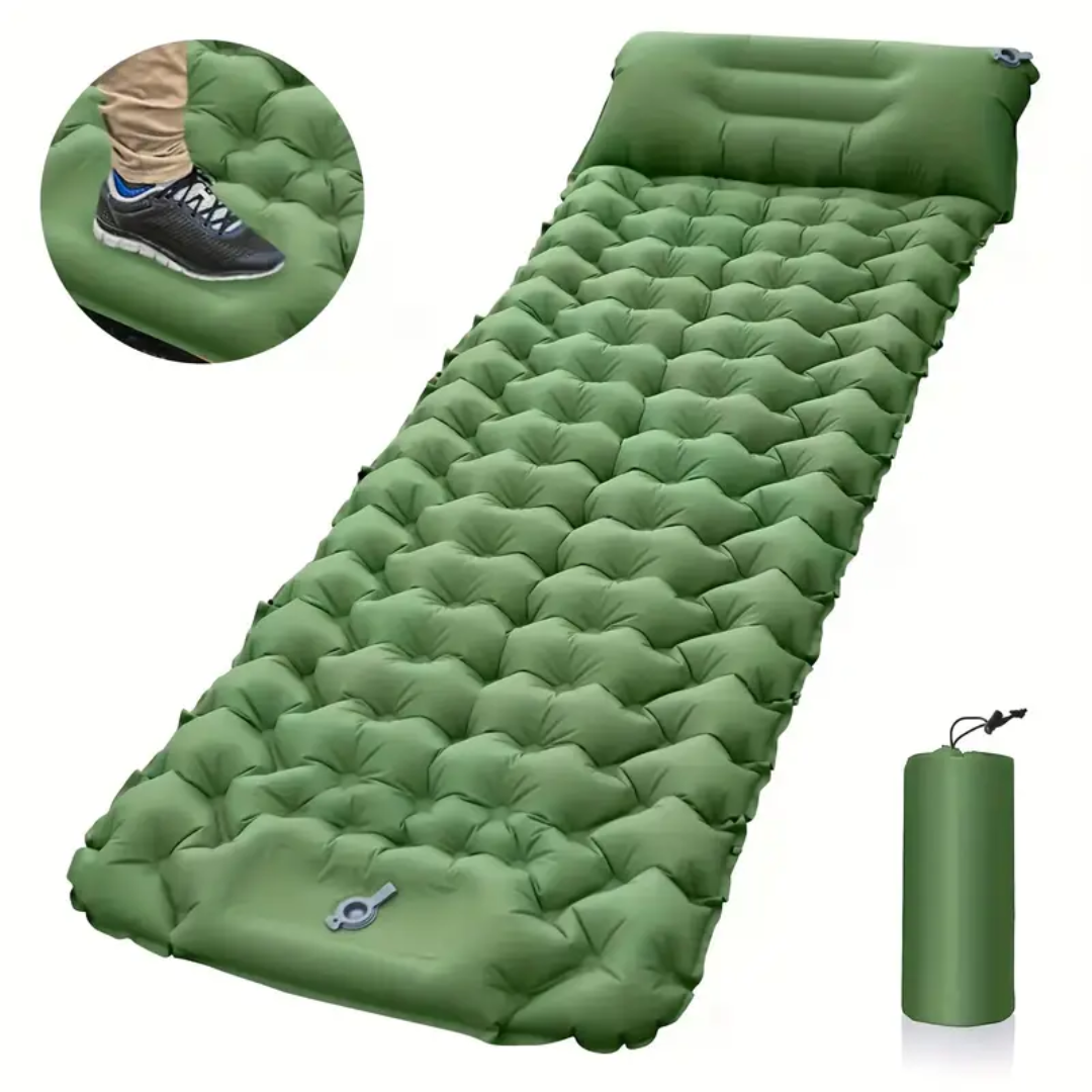 CampEase Sleeping Mat | Air Bed with Built-in Pump