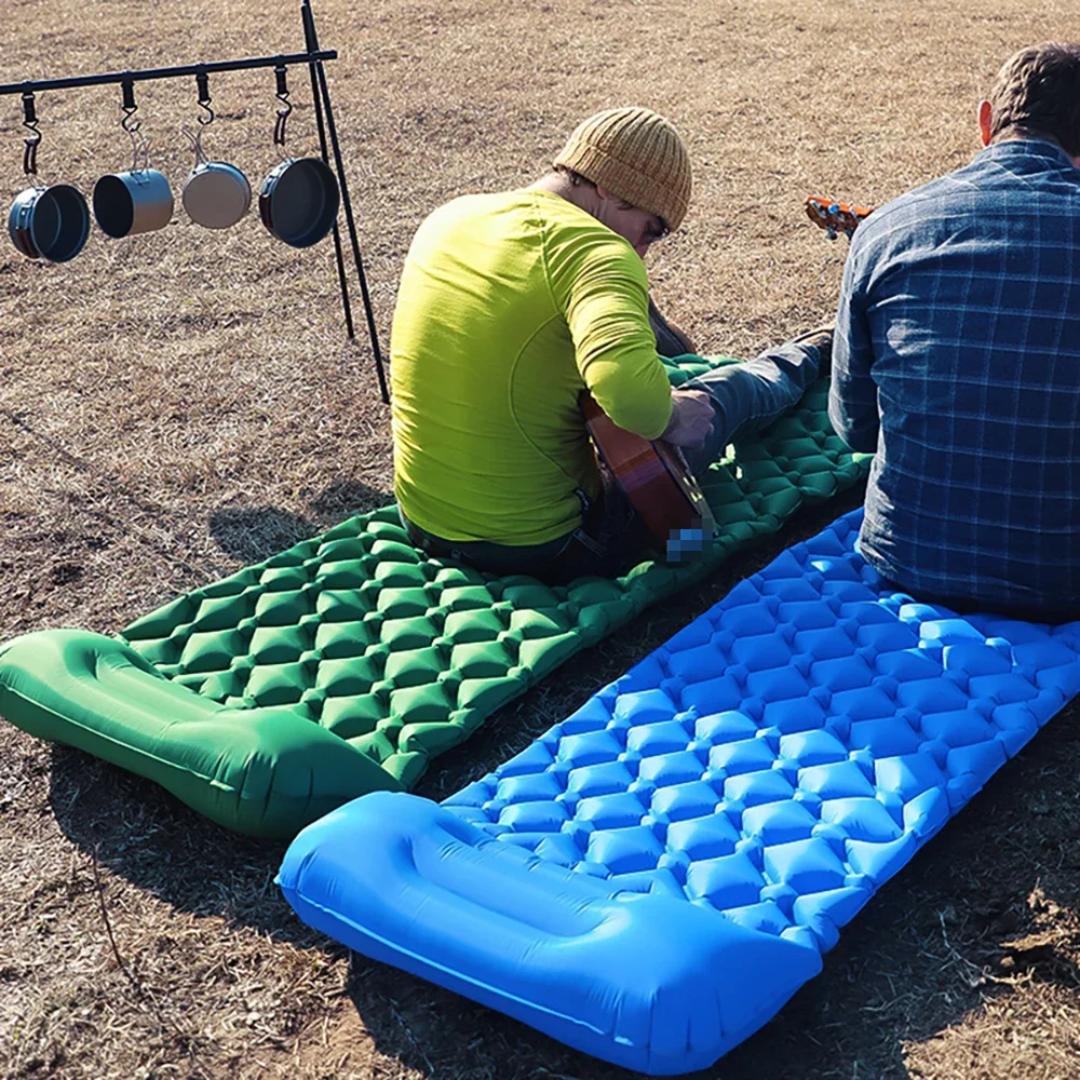 CampEase Sleeping Mat | Air Bed with Built-in Pump